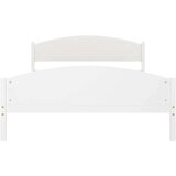 vidaXL Okvir za krevet od masivne borovine bijeli 160 x 200 cm | shoptok.hr