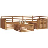  Set vanjskih sofa 5 kom. Prirodna Čvrsto drvo akacije | shoptok.hr