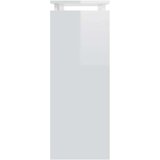 vidaXL Konzolni stol visoki sjaj bijeli 80 x 30 x 80 cm od iverice | shoptok.hr