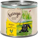 Feringa Single Meat Kitten 6 x 200 g - Piščanec z bučo in mačjo meto Cene