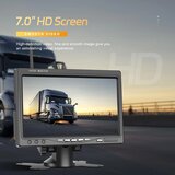 Oem Sistem za nadzor zadnjega pogleda, 7-palčni HD zaslon, IP68 vodoodporna kamera, podpira 4 kamere, brezžična namestitev, nočna vizija, (5000138795) | Shoptok.si
