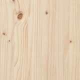  Posteljni okvir z vzglavjem 140x190 cm trdna borovina, (21311129) | Shoptok.si
