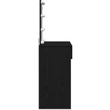  Toaletni stol Crni hrast 100 x 40 x 130 cm Konstruirano drvo | Eponuda.ba