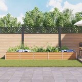  Povišena vrtna gredica Svijetlosmeđa 400 x 80 x 45 cm | shoptok.hr