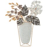 Mauro Ferretti Kovinska stenska dekoracija 45,5x53 cm Floral – | Shoptok.si