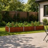  Povišeni vrtni krevet Rđa 240 x 80 x 24 cm corton | shoptok.hr