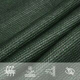 vidaXL Senčno jadro 160 g/m² temno zeleno 2x4,5 m HDPE, (20702781) | Shoptok.si