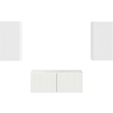  Set TV komoda Zidne 2 pcs Bijelo Konstruirano drvo | shoptok.hr