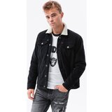 Ombre Plašči Moška prehodna jakna (C524BLACK) pisana | Shoptok.si