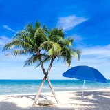 Plavi SUNCOBRAN ZA PLAŽU 240 CM SPRINGOS | shoptok.hr