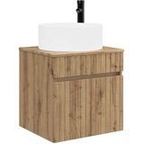 vidaXL Lavabo - Umivaonik s policom za zid Hrast artisan 49 x 44 5 x 65 5 cm - Hrast artisan Cijene