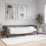 vidaXL Dnevna postelja z vzmetnico taupe 90x200 cm blago Cene