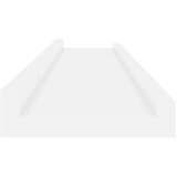  Zidne police 2 kom visoki sjaj bijele 80 x 9 x 3 cm | shoptok.hr