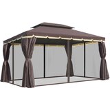 HOMESTAR Vrtni paviljon 390x290x280 cm rjave barve, (5000227998) | Shoptok.si