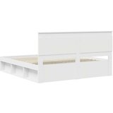  Okvir za krevet Bijelo 200 x 200 cm Čvrsto borovo drvo | shoptok.hr