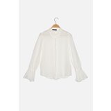 Trendyol Ecru Petite Sleeve Detailed Shirt Cijene