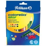 Pelikan flomaster školski 12boja colorella star pelikan 807517 blister Cene