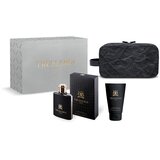 Trussardi Muški set Uomo, EDT, 100 ml + Gel za tuširanje, 100 ml + Neseser, Crni Cene