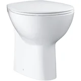Talna WC školjka Bau Ceramic (odtok v tla, brez roba, brez WC deske)