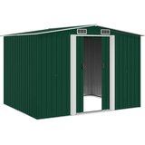  Vrtna kućica za pohranu zelena metalna 257 x 205 x 178 cm | Eponuda.com