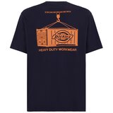 Dickies Majica 'Apison' mornarska / oranžna | Shoptok.si