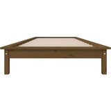  Posteljni okvir medeno rjav 75x190 cm trdna borovina 2FT6, (20735753) | Shoptok.si