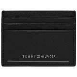 Tommy Hilfiger Etui za kreditne kartice Th Saffiano Cc Holder AM0AM11863 Črna