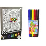  Puzzles to colour 500 Elements Butterfly Cijene