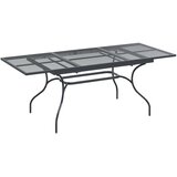  Produživi Mrežasti Stol za Jelo Antracit 212 x 90 x 76 cm Čelik | Eponuda.com