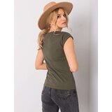 BASIC Feel Good T-shirt-RV-TS-6108.04-khaki | Shoptok.si