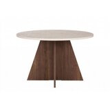 Hanah home Trpezarijski sto Virella Travertine Venezia Walnut | Eponuda.com