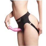 Strap-On-Me Curvy S - valoviti, strap-on dildo (ružičasti) | shoptok.hr