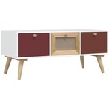 The Living Store Klubska mizica s predali 80x40x35,5 cm inženirski les - Klubska Mizica, (21421426) | Shoptok.si