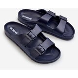 EVENTO Men's Lightweight Foam Sandals with Buckles Navy Avatara | ePonuda.com