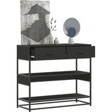  Konzolni stol crni 90x35x80 cm konstruirano drvo | shoptok.hr