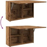 vidaXL Kopalniška stenska omarica starinski les 60x25x40 cm inž. les | Shoptok.si