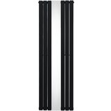 Monster radiator z ravnim ogledalom - 1800 mm x 565 mm - črn, (21569950) | Shoptok.si