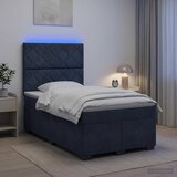  Boxspring krevet s madracem Tamnosiva 120 x 200 cm Baršun 120 x 200 x 140.5 cm | Shoptok.si