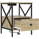  Noćni ormar s ladicama 2 pcs Sonoma hrast 41,5 x 40,5 x 55 cm | shoptok.hr