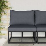 Vanjski namještaj Crna i antracit 70 x 71,5 x 71 cm Metal | shoptok.hr