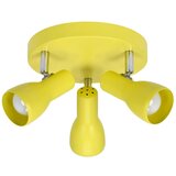 Candellux Lighting gorčično rumena stropna svetilka s kovinskim senčilom 29x29 cm picardo | Shoptok.si