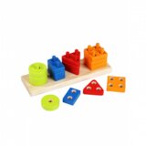 Cubika drvena igračka geometrijski oblici (17 elemenata) cu 13807 Cene
