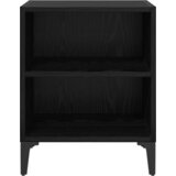  Noćni ormarići 2 kom Crni hrast 40x30x50 cm Drvo | shoptok.hr