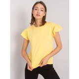 Fashion Hunters RUE PARIS Yellow cotton blouse | Shoptok.si