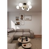  Luster na šipci MAGNUM 6xE14/10W/230V bela/zlatna/crna | Eponuda.com