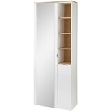 XORA garderobna omara bela, hrast artisan | Shoptok.si
