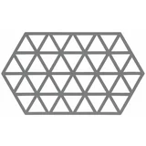 Zone sivi silikonski podmetač za lonce Triangles