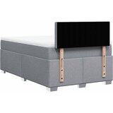  Krevet s oprugama i madracem svjetlosivi 120x190 cm od tkanine | shoptok.hr