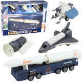  Svemirski set vozila za igru s raketom i satelitom - sivo/bijeli | shoptok.hr