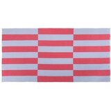 noo.ma Crveni/svijetlo plavi pamučan ručnik za plažu 100x160 cm Su – Cijene